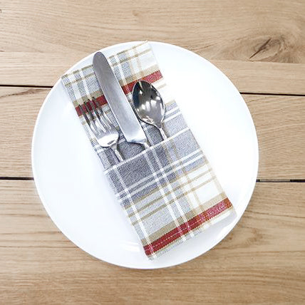 How to fold a napkin to hold silverware